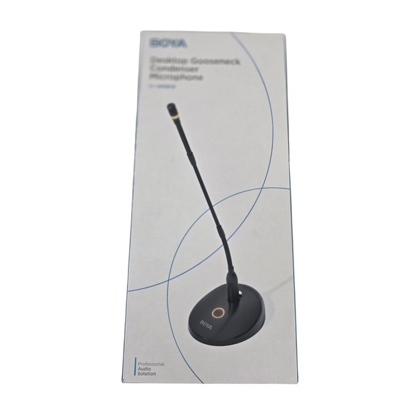 BOYA Other - BOYA Desktop Gooseneck Condenser Microphone 18" Podium BY-GM18CB LED Brand New!